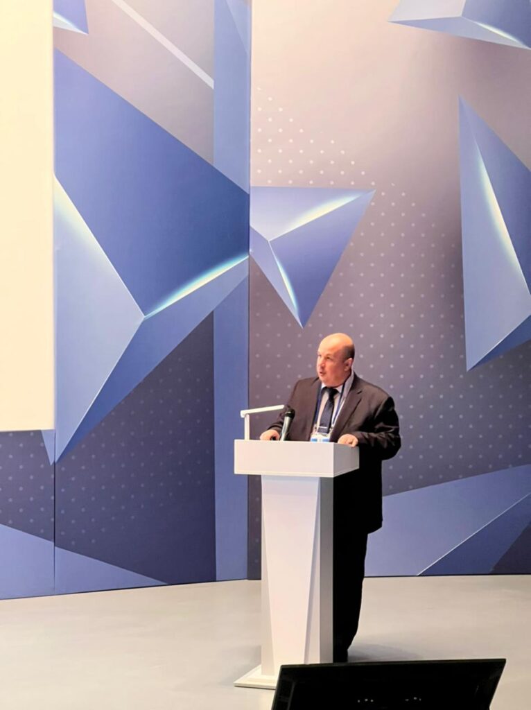 Константин Бабкин на на международной конференции в Москве 2022 г.